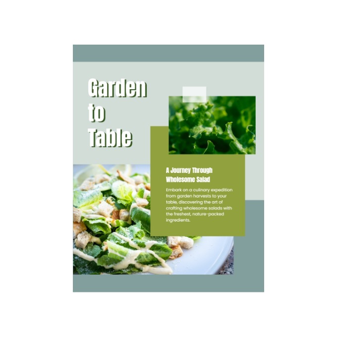 De jardín a mesa: un viaje a través de la ensalada saludable