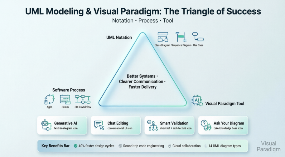 Dominar el diseño de software moderno: una guía completa sobre modelado UML con Visual Paradigm
