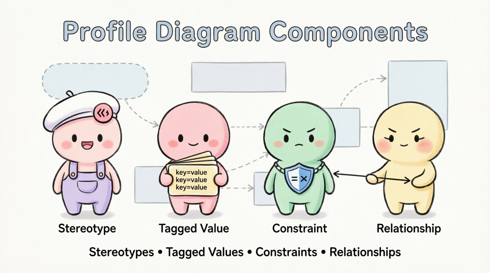 Desglose de los componentes del diagrama de perfil: cada elemento que necesitas saber