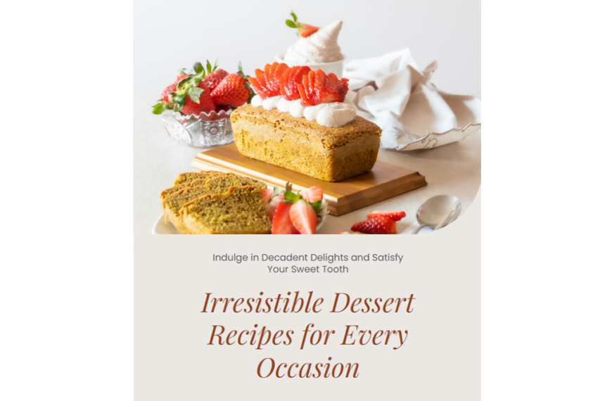 Recetas de postres irresistibles para cada ocasión