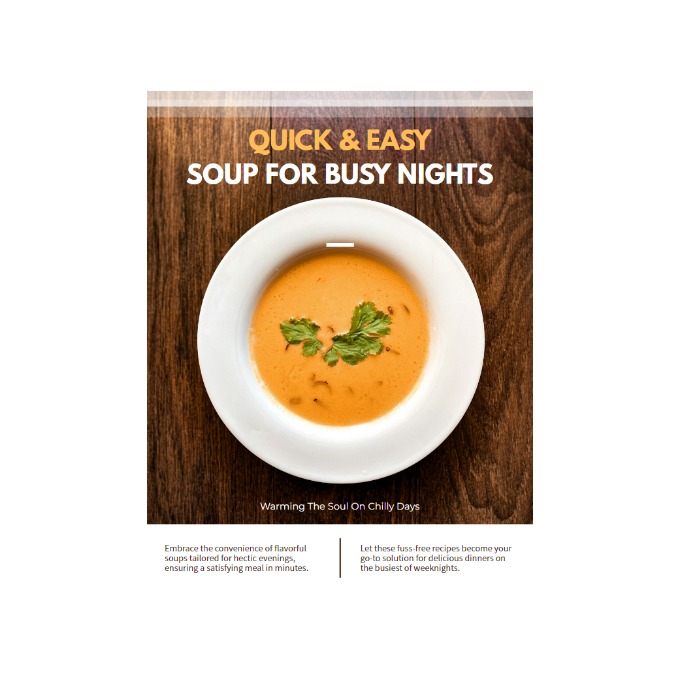 Soups rapides et faciles pour les soirs chargés