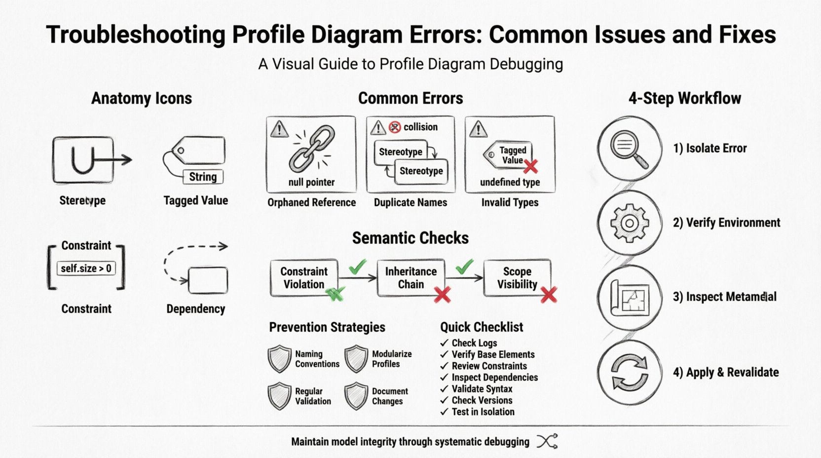 Dépannage des erreurs des diagrammes de profil : problèmes courants et solutions