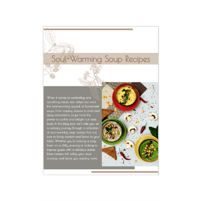 Resep Sup Pemanas Jiwa