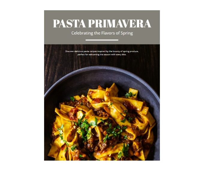 Pasta Primavera: Świętowanie smaków wiosny