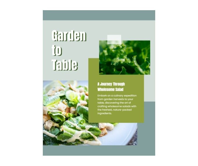 Do Jardim para a Mesa: Uma Jornada Através da Salada Saudável