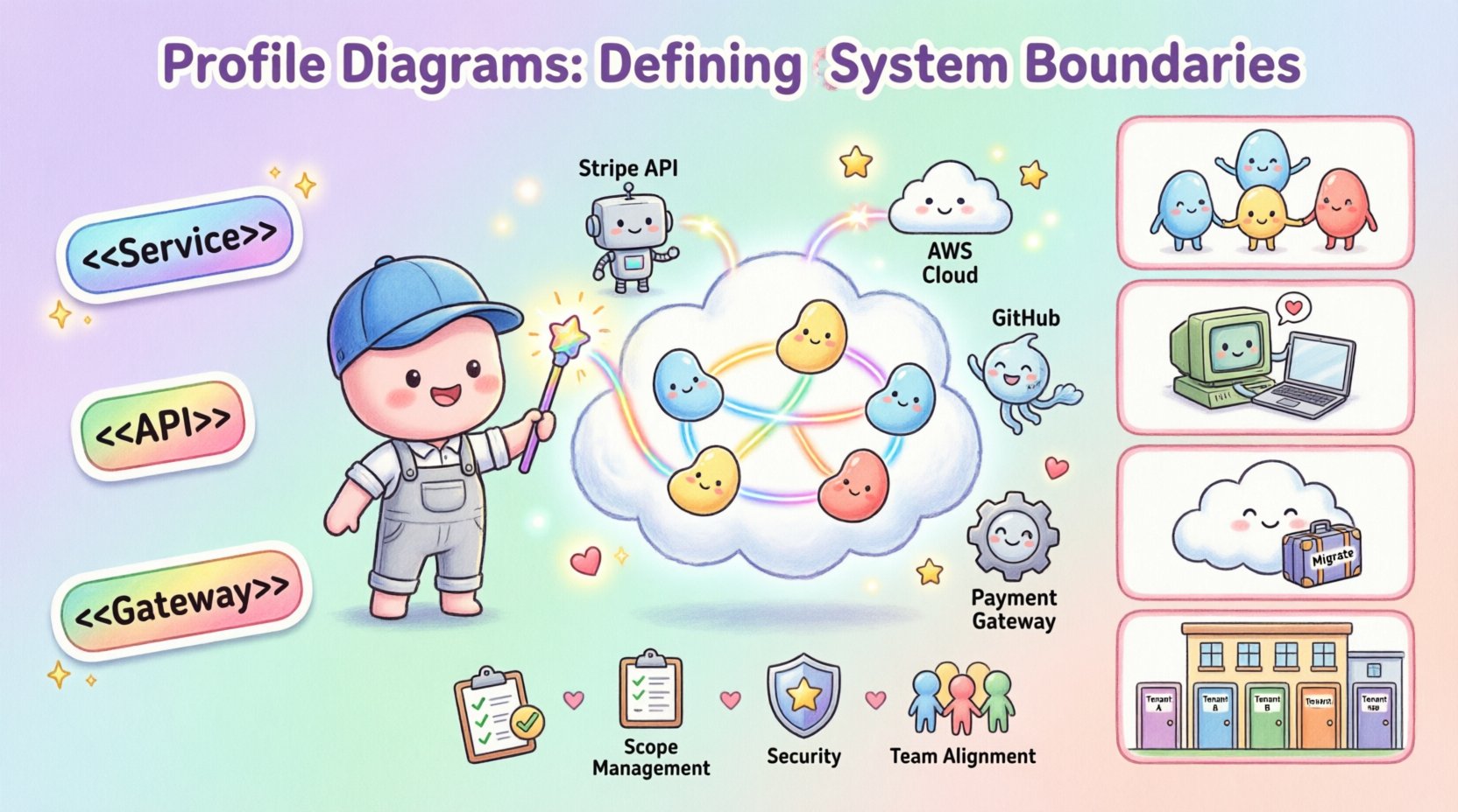 Visualizing System Boundaries: The Role of Profile Diagrams in Architecture