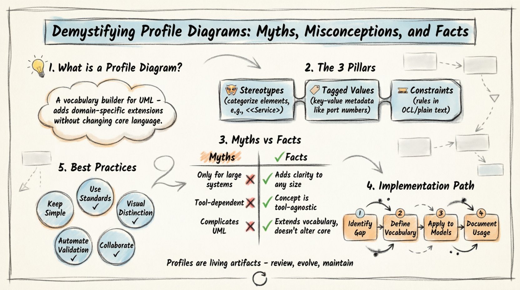 Demystifying Profile Diagrams: Myths, Misconceptions, and Facts Demystifying Profile Diagrams: Myths, Misconceptions, and Facts