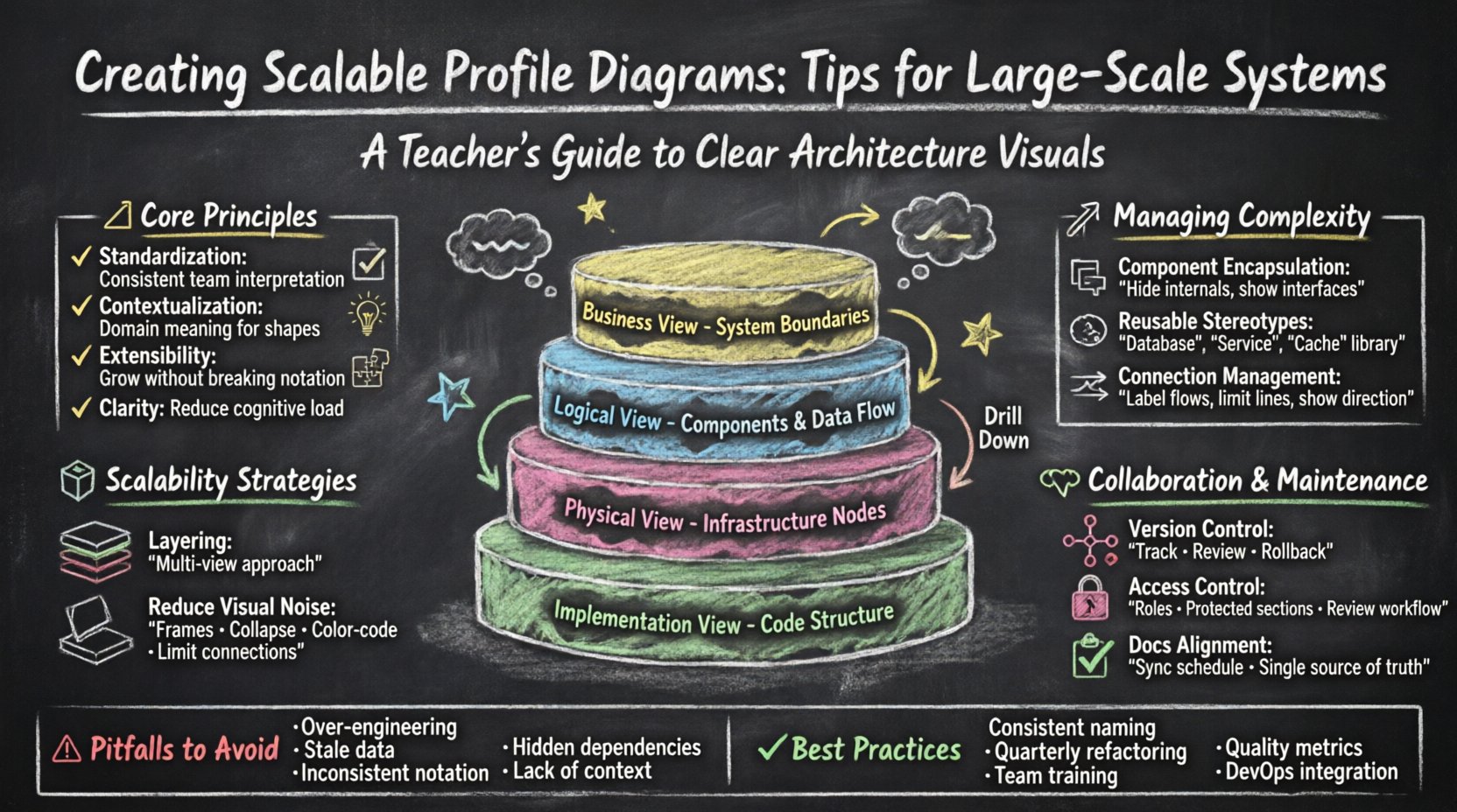 Creating Scalable Profile Diagrams: Tips for Large-Scale Systems